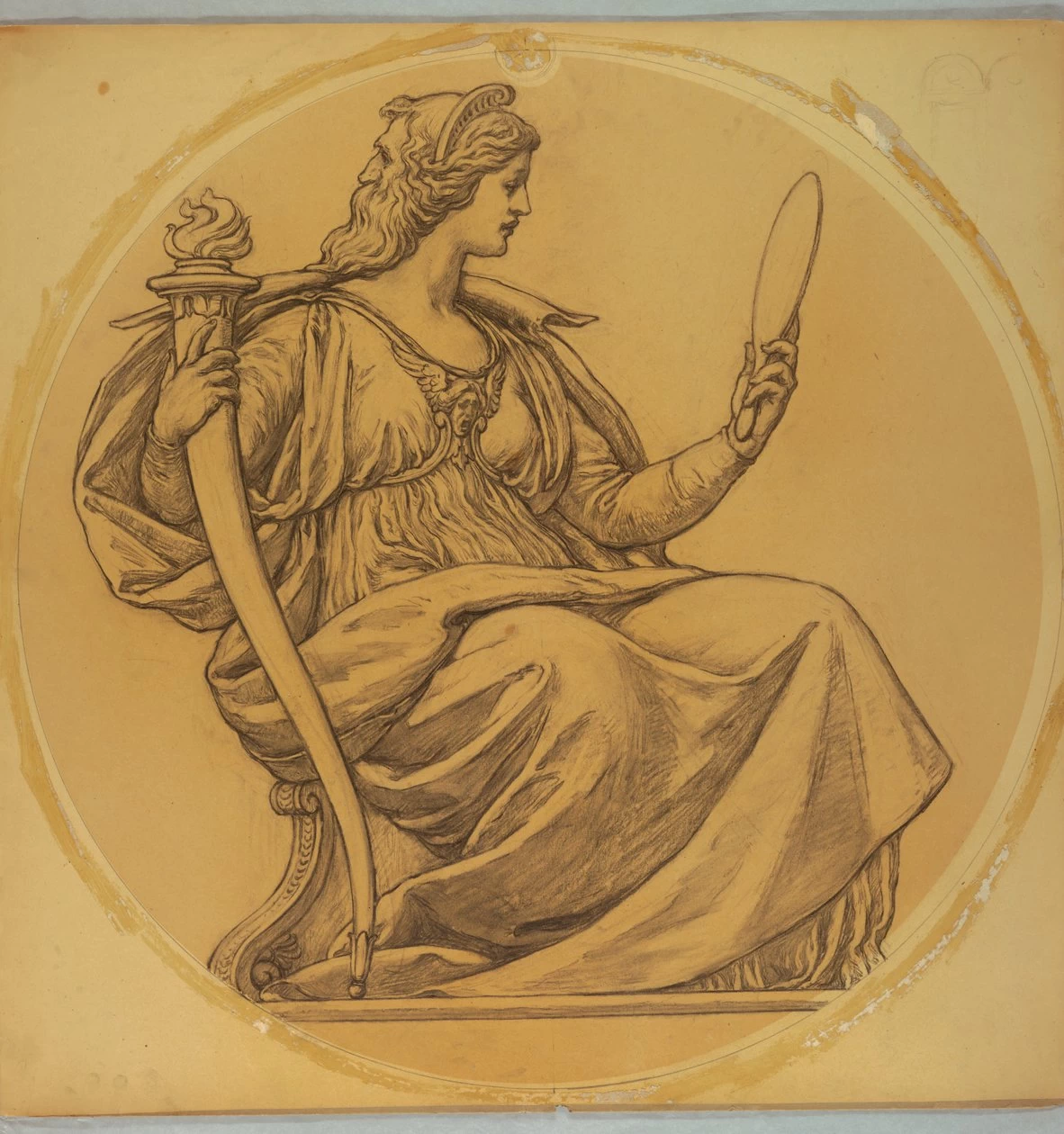 Studio per Prudenza, lunetta nel tribunale della contea di Hudson, Jersey City